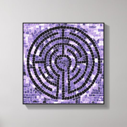 LABYRINTH VI 12x12 omwikkeld canvas (.75" diep) Afdruk (Voorkant)