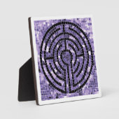 LABYRINTH VI 5.25 Plaque Carré - Blanc (Recto)