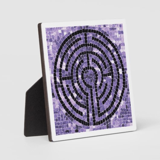 LABYRINTH VI 5.25 Plaque Carré - Blanc (Recto)