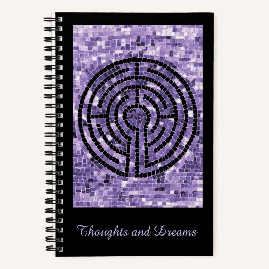LABYRINTH VI 5,5x8,5 Carnet spiral (Recto)