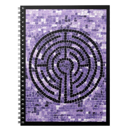 LABYRINTH VI 6.5x8.75 spiraalvormig Notitieboek (Voorkant)