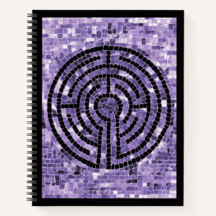 LABYRINTH VI 8.5x11 spiraalvormig Notitieboek