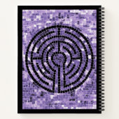 LABYRINTH VI 8.5x11 spiraalvormig Notitieboek (Achterkant)
