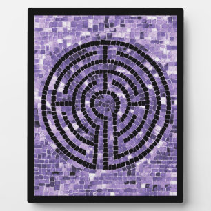 LABYRINTH VI 8x10 Plaque met Ezel - Zwart Fotoplaat