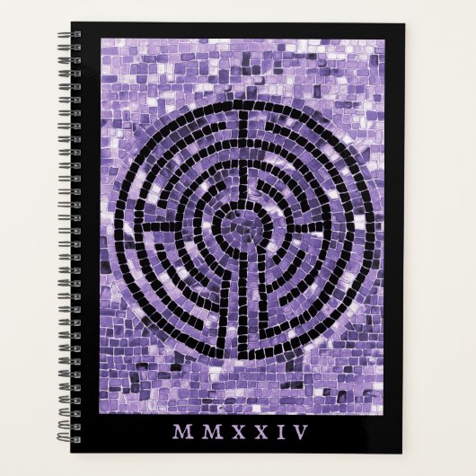 LABYRINTH VI Planificateur 8,5x11 + texte (Devant)