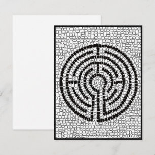 LABYRINTH VII 4,25x5,5 Carte plate II