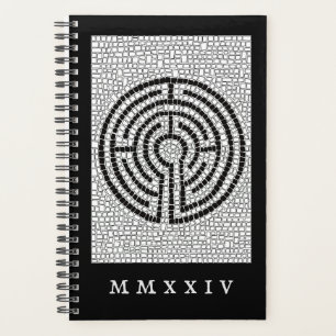 LABYRINTH VII 5,5x8,5 Planificateur + Texte / Noir