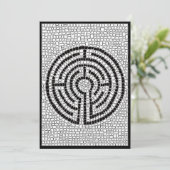 LABYRINTH VII 5x7 Carte plate II (Debout devant)