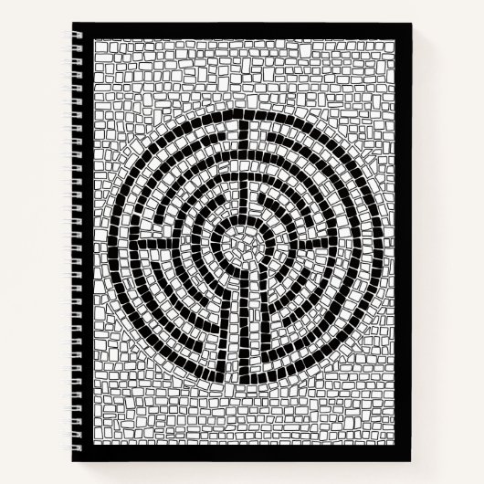 LABYRINTH VII 8,5x11 Carnet Spiral (Devant)