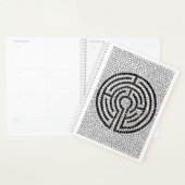 LABYRINTH VII 8,5x11 Planificateur / Blanc (Devant avec enveloppe)