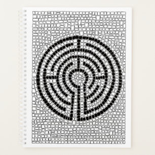 LABYRINTH VII 8,5x11 Planificateur / Blanc