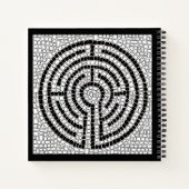 LABYRINTH VII 8,5x8,5 Carnet Spiral (Dos)