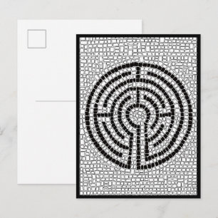 LABYRINTH VII Briefkaart