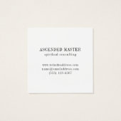 LABYRINTH VII Carte de visite Carré (Dos)