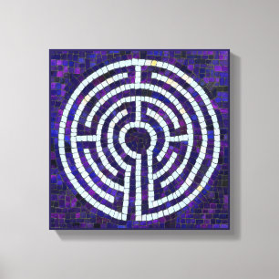 LABYRINTH VIII 12x12 Ingepakt Canvas (1.5" Diep) Afdruk