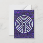 LABYRINTH VIII 3.5x2.5 Vlakke Nota Kaart Notitiekaartje (Voorkant)