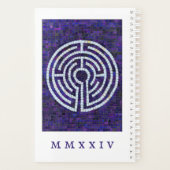 LABYRINTH VIII 5.5x8.5 Planner + Tekst / Wit (Achterkant)