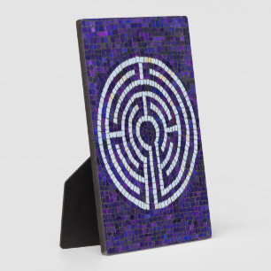 LABYRINTH VIII 5x7 Plaque met Ezel Fotoplaat
