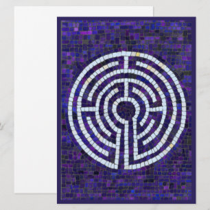 LABYRINTH VIII 6,5 x 8,75 Carte plate