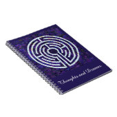LABYRINTH VIII 6,5x8,75 Carnet spiral + texte (Côté Droit)