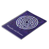 LABYRINTH VIII 6,5x8,75 Carnet spiral + texte (Côté gauche)