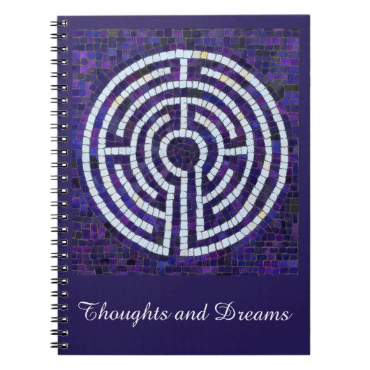 LABYRINTH VIII 6,5x8,75 Carnet spiral + texte (Devant)
