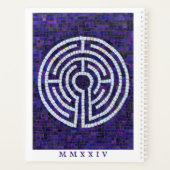 LABYRINTH VIII 8,5x11 Planificateur + Texte / Blan (Dos)