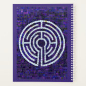 LABYRINTH VIII 8,5x11 Planificateur / Violet (Dos)