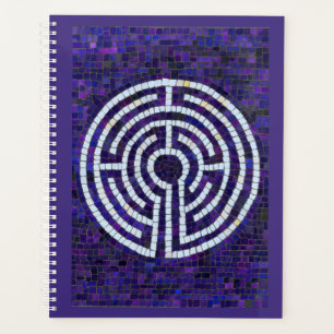 LABYRINTH VIII 8,5x11 Planificateur / Violet