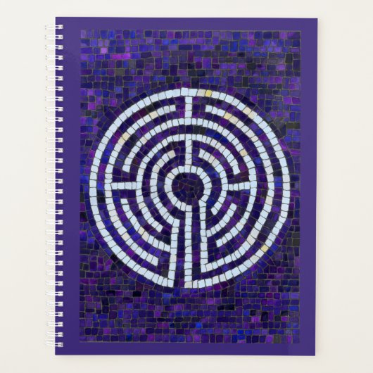 LABYRINTH VIII 8,5x11 Planificateur / Violet (Devant)