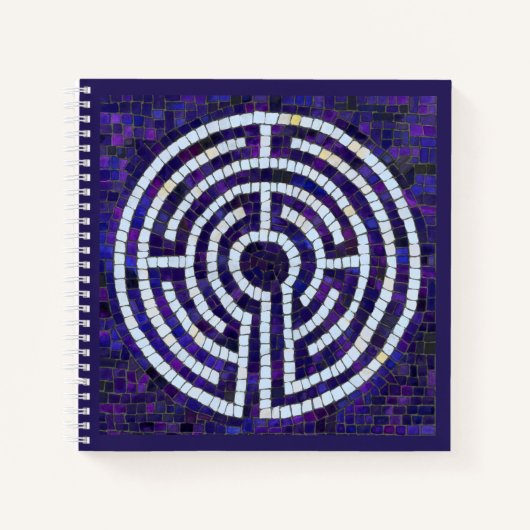 LABYRINTH VIII 8,5x8,5 Carnet spiral (Devant)