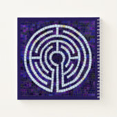 LABYRINTH VIII 8,5x8,5 Carnet spiral (Dos)