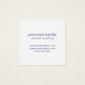 LABYRINTH VIII Carte de visite Carré (Dos)