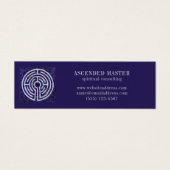 LABYRINTH VIII Mini Carte de Visite - Violet (Devant)