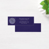 LABYRINTH VIII Mini Carte de Visite - Violet (Bureau)