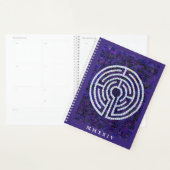 LABYRINTH VIII Planificateur 8.5x11 + Texte / Viol (Devant avec enveloppe)