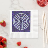 LABYRINTH VIII Serviette en papier pour déjeuner - (En situation)