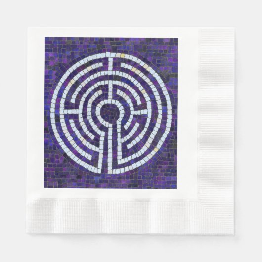 LABYRINTH VIII Serviette en papier pour déjeuner - (Devant)