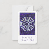 LABYRINTH VIII Signet d'affaires - Carte 3,5 x 2 (Dos)