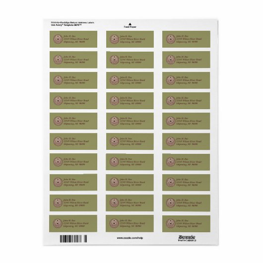 Labyrinth Walker Adresetiketten ~ EZ2 Verander inf Etiket (Full Sheet)