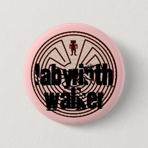 Labyrinth Walkers Walker A~Maze~ing Gifts Ronde Button 5,7 Cm