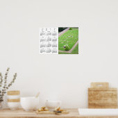 Labyrinth White Calendar Poster 2017 (Keuken)