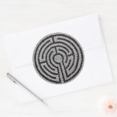 LABYRINTH XVII Grand Stickers Rond (Enveloppe)