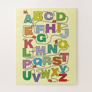 Labyrinthe de l'alphabet Puzzles Chemin de fer