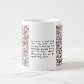 Labyrinthe enorme trois de tasse (Devant)