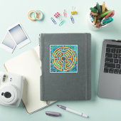 LABYRINTHE II Autocollant vinyle 4x4 (Couverture iPad)