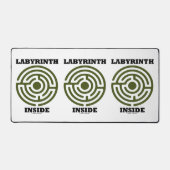 Labyrinthe intérieur Maze Psyche Humour (Recto)