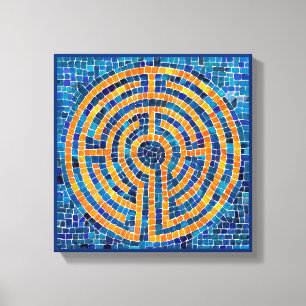 LABYRINTHE IV Toile emballée 12x12 (profondeur 1,5