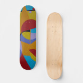 Labyrinthe sur skateboard en asphalte (Recto)
