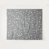 labyrintweefsel wandkleed (Voorkant (horizontaal))